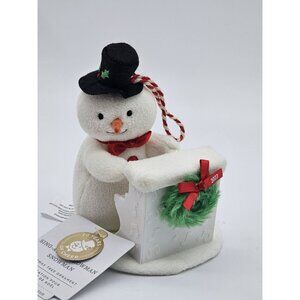 Hallmark Ornament Sing Along Showman Snowman 20 Years Plush Christmas 2023
